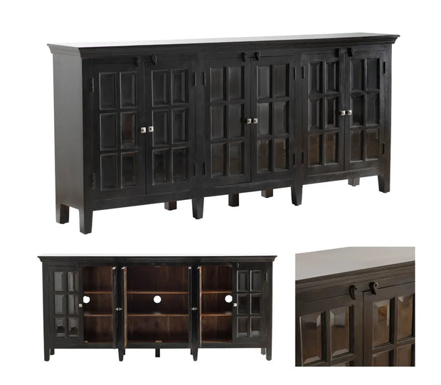 Crestview Collection Inglewood Window Pane Sideboard