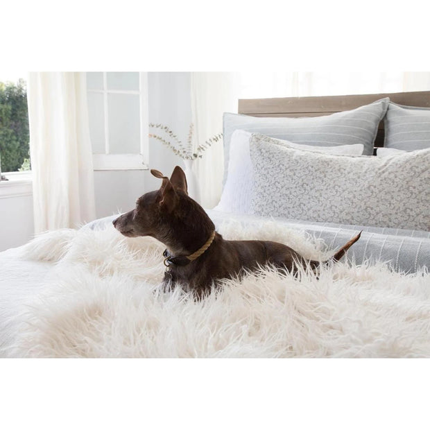 Pom Pom at Home June Ocean and Grey Floral Body Pillow with Insert ~ 18 x 60