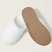 Barefoot Dreams CozyChic Spa Slippers ~ Size M 7/8 ~ White