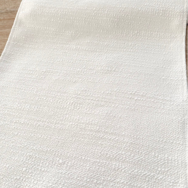 Anaya Home Seaside Smooth White Indoor Outdoor Table Runner