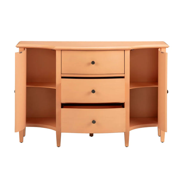 Crestview Collection Downing Light Orange Sideboard