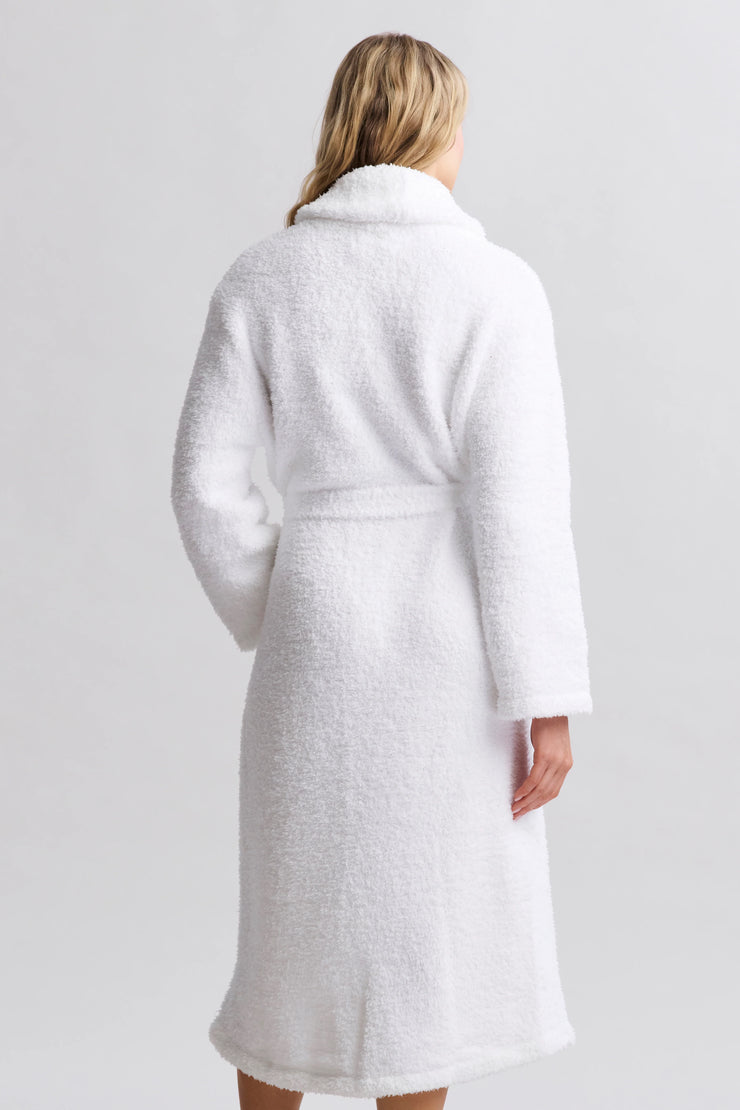 Barefoot Dreams CozyChic White Robe ~ Size Small / Medium