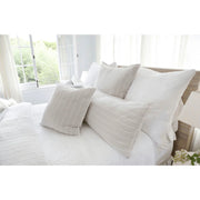 Pom Pom at Home Henley Hand Woven Striped Pillow with Insert ~ 20 x 20 ~ Available in 2 Colors