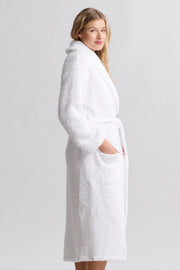 Barefoot Dreams CozyChic White Robe ~ Size Small / Medium