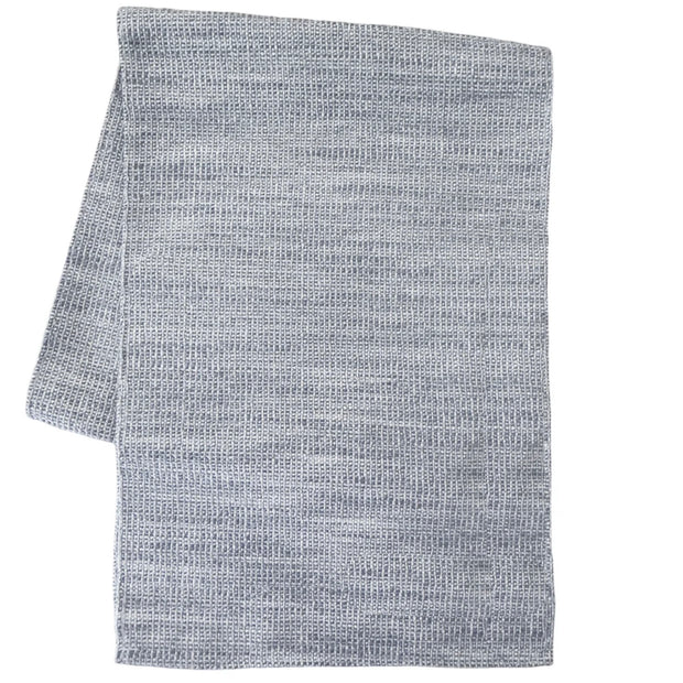 Anaya Home Seaside Smooth Grey Indoor Outdoor Table Runner