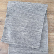 Anaya Home Seaside Smooth Grey Indoor Outdoor Table Runner