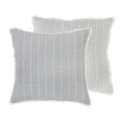 Pom Pom at Home Henley Hand Woven Striped Pillow with Insert ~ 20 x 20 ~ Available in 2 Colors