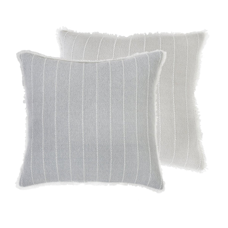 Pom Pom at Home Henley Hand Woven Striped Pillow with Insert ~ 20 x 20 ~ Available in 2 Colors