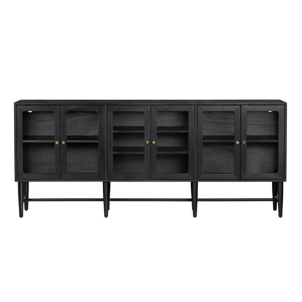 Crestview Collection Linsey Black Sideboard