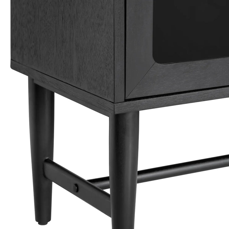 Crestview Collection Linsey Black Sideboard