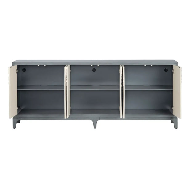 Crestview Collection Fleur Six- Door Sideboard