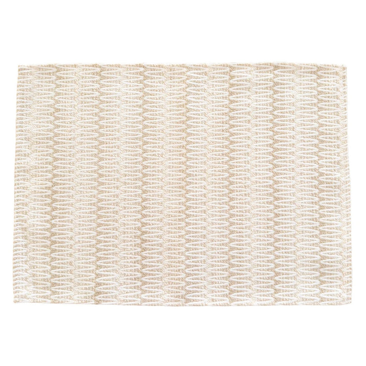 Anaya Home Summer Twist Beige Indoor Outdoor Placemat
