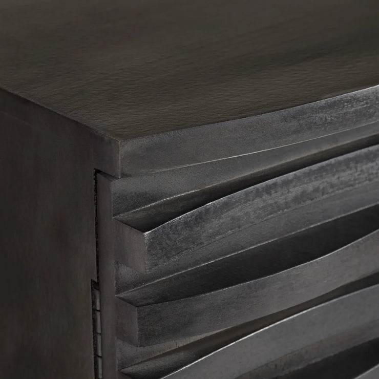Crestview Collection Cabalerro Wave Woven Wood Sideboard