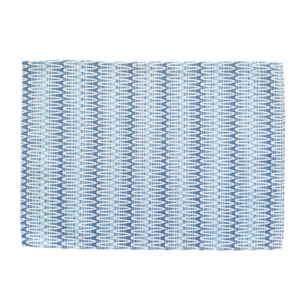 Anaya Home Summer Twist Blue Indoor Outdoor Placemat