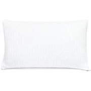 Kashwere Ultra Soft White 16 x 28 Plush Waffle Weave Pillow