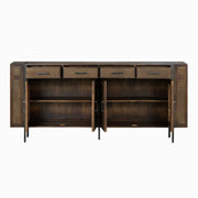 Crestview Collection Kingston Cane Four- Door Sideboard