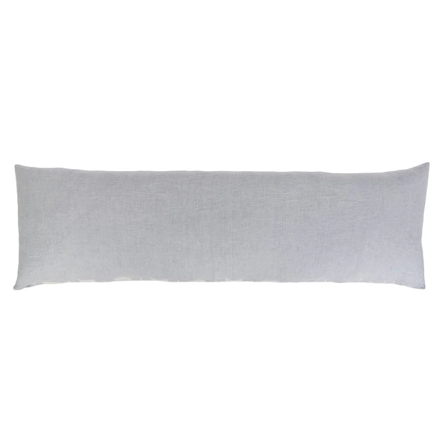 Pom Pom at Home Carter Ivory & Denim Body Pillow with Insert ~ 18 x 60