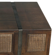 Crestview Collection Kingston Cane Four- Door Sideboard