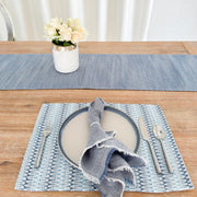 Anaya Home Summer Twist Blue Indoor Outdoor Placemat