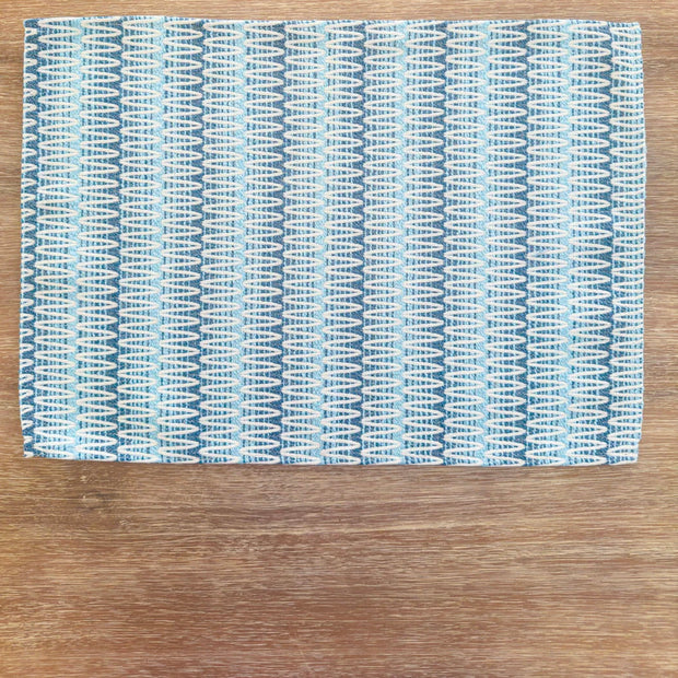 Anaya Home Summer Twist Blue Indoor Outdoor Placemat