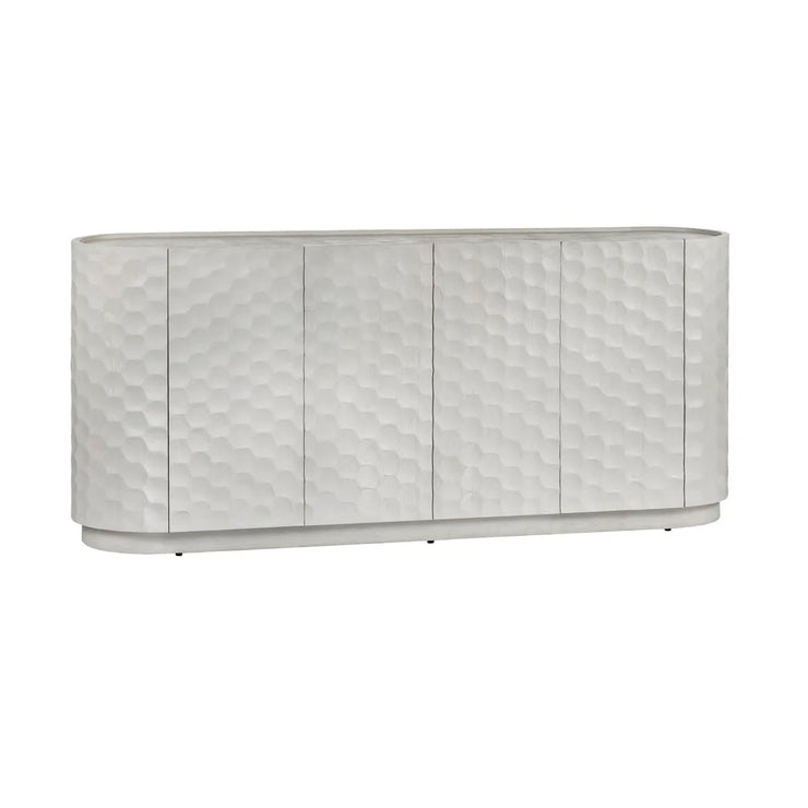 Crestview Collection Gibson White Four- Door Sideboard