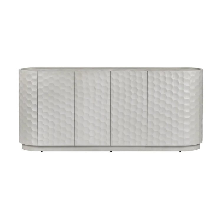Crestview Collection Gibson White Four- Door Sideboard