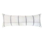 Pom Pom at Home Copenhagen White and Grey Pillow with Insert ~ 14 x 40