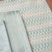 Anaya Home Summer Twist Aqua Indoor Outdoor Placemat