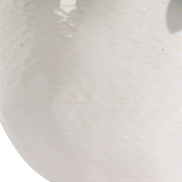 Uttermost Sundown Textural Succulents With White Gloss Ceramic Planter