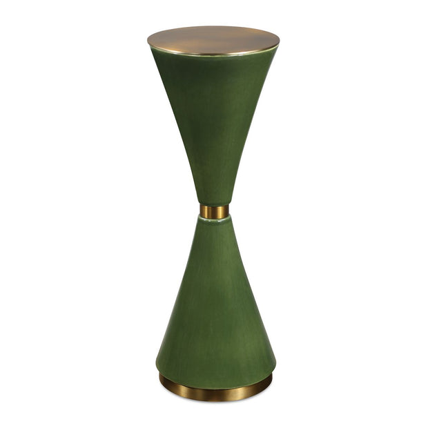 Uttermost Ronde Jade Green Ceramic Drink Table