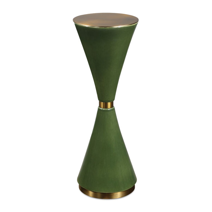 Uttermost Ronde Jade Green Ceramic Drink Table