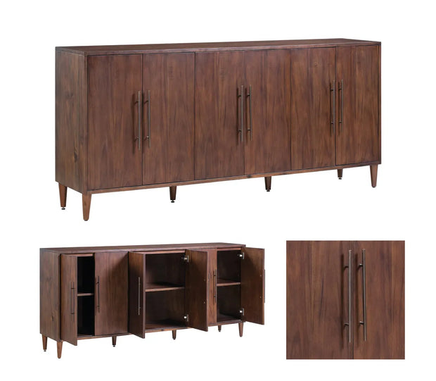 Crestview Collection Parkway Dark Brown Acacia Sideboard