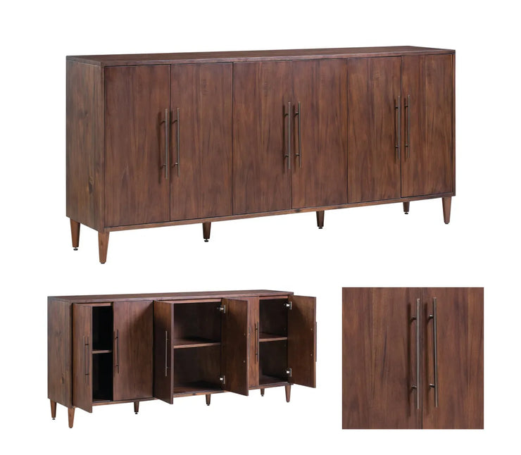 Crestview Collection Parkway Dark Brown Acacia Sideboard