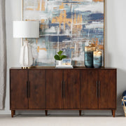 Crestview Collection Parkway Dark Brown Acacia Sideboard