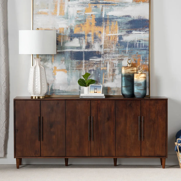 Crestview Collection Parkway Dark Brown Acacia Sideboard