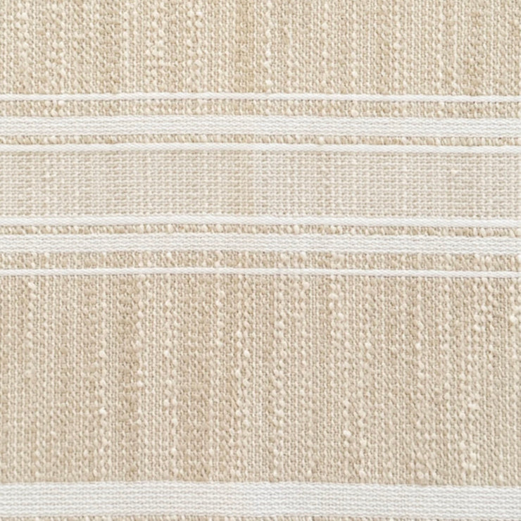 Anaya Home Beach Club Stripe Indoor Outdoor Placemat ~ Sandy Beige