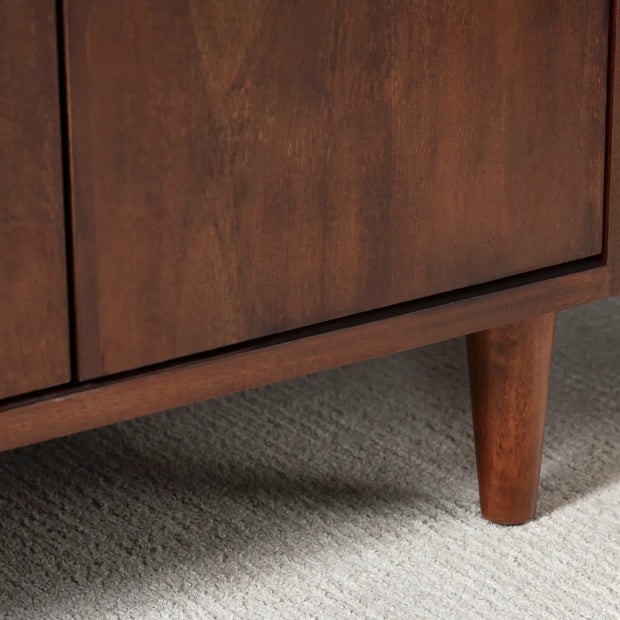 Crestview Collection Parkway Dark Brown Acacia Sideboard