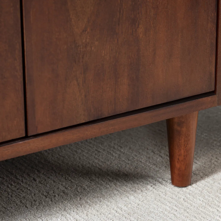 Crestview Collection Parkway Dark Brown Acacia Sideboard