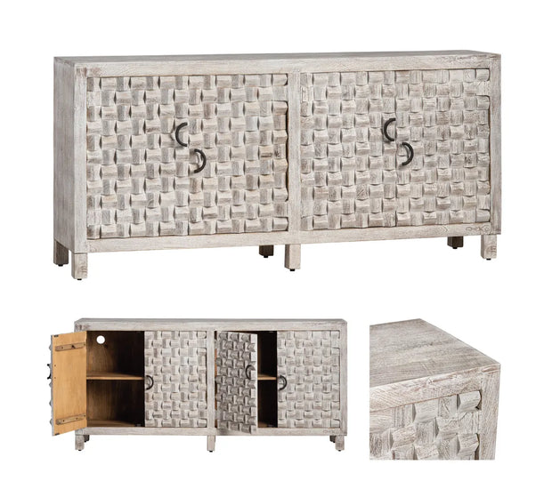Crestview Collection Quincy Four- Door Sideboard