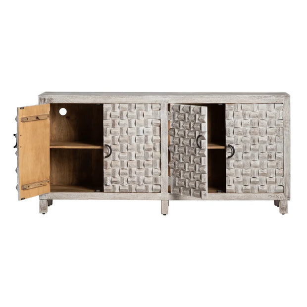 Crestview Collection Quincy Four- Door Sideboard