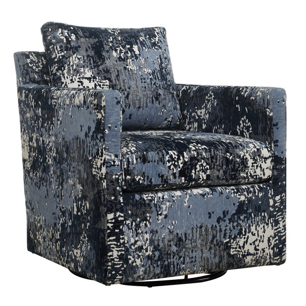 Uttermost Tisdell Abstract Fabric Swivel