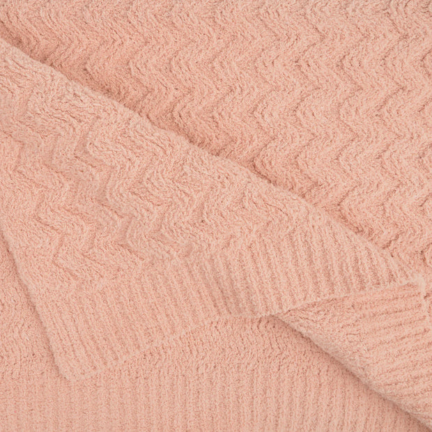 Kashwere Limited Edition Wave Apricot Cozy Throw Blanket