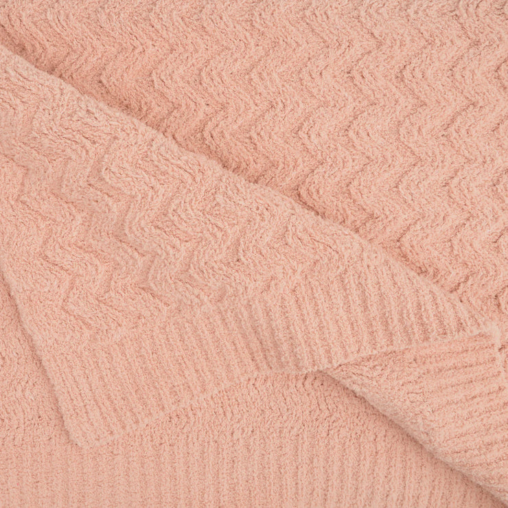 Kashwere Limited Edition Wave Apricot Cozy Throw Blanket