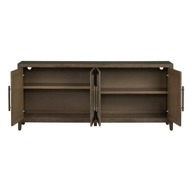 Crestview Collection Finn Brown Four- Door Sideboard