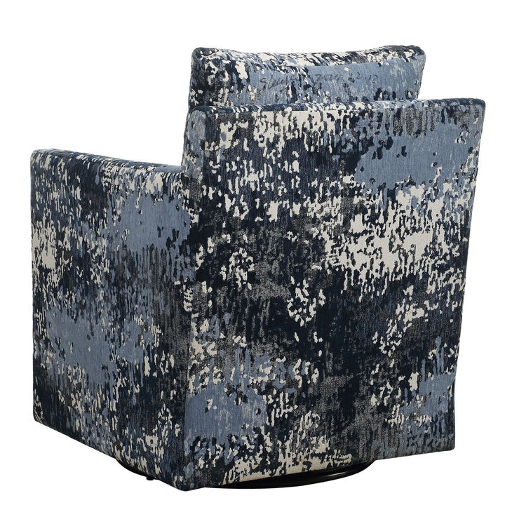 Uttermost Tisdell Abstract Fabric Swivel