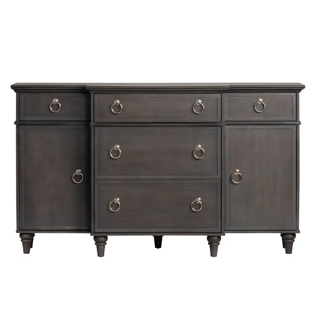 Crestview Collection Galloway Dark Gray Sideboard