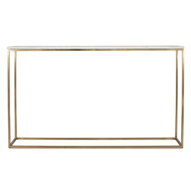 Uttermost Redmond Brass Finish Narrow Console Table