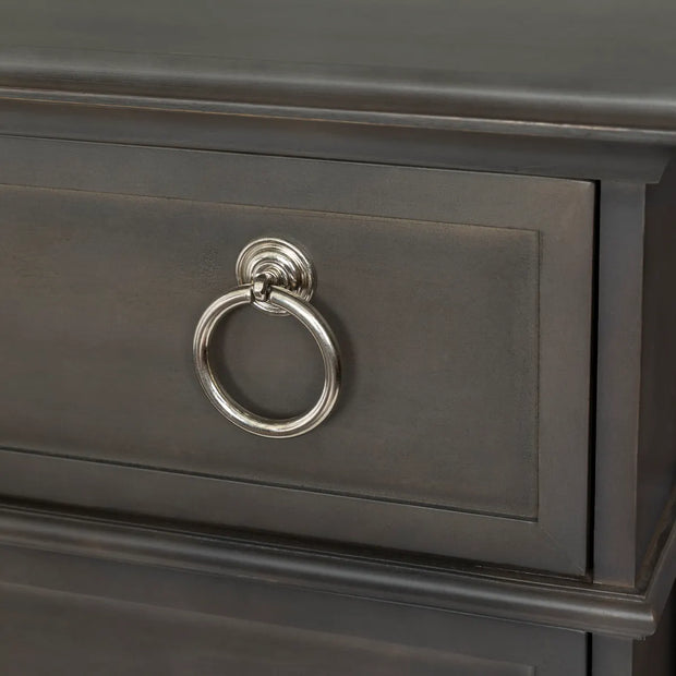 Crestview Collection Galloway Dark Gray Sideboard