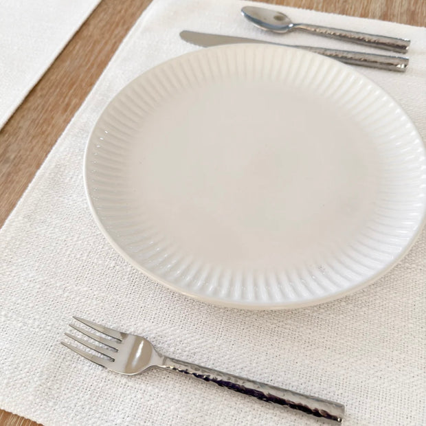 Anaya Home Seaside Smooth White Indoor Outdoor Placemat