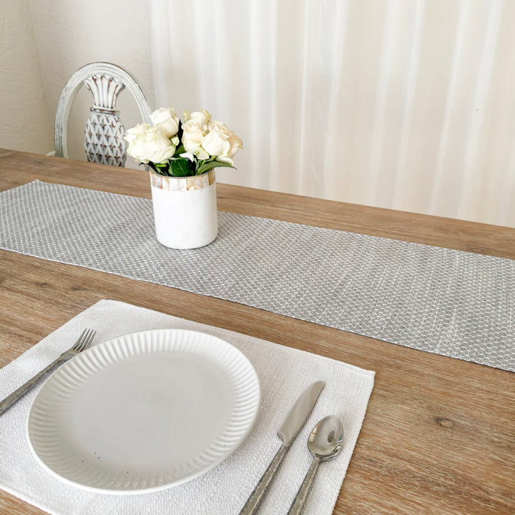 Anaya Home Seaside Smooth White Indoor Outdoor Placemat